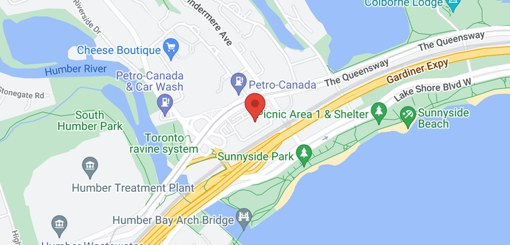 map of #2408 -105 THE QUEENSWAY AVE